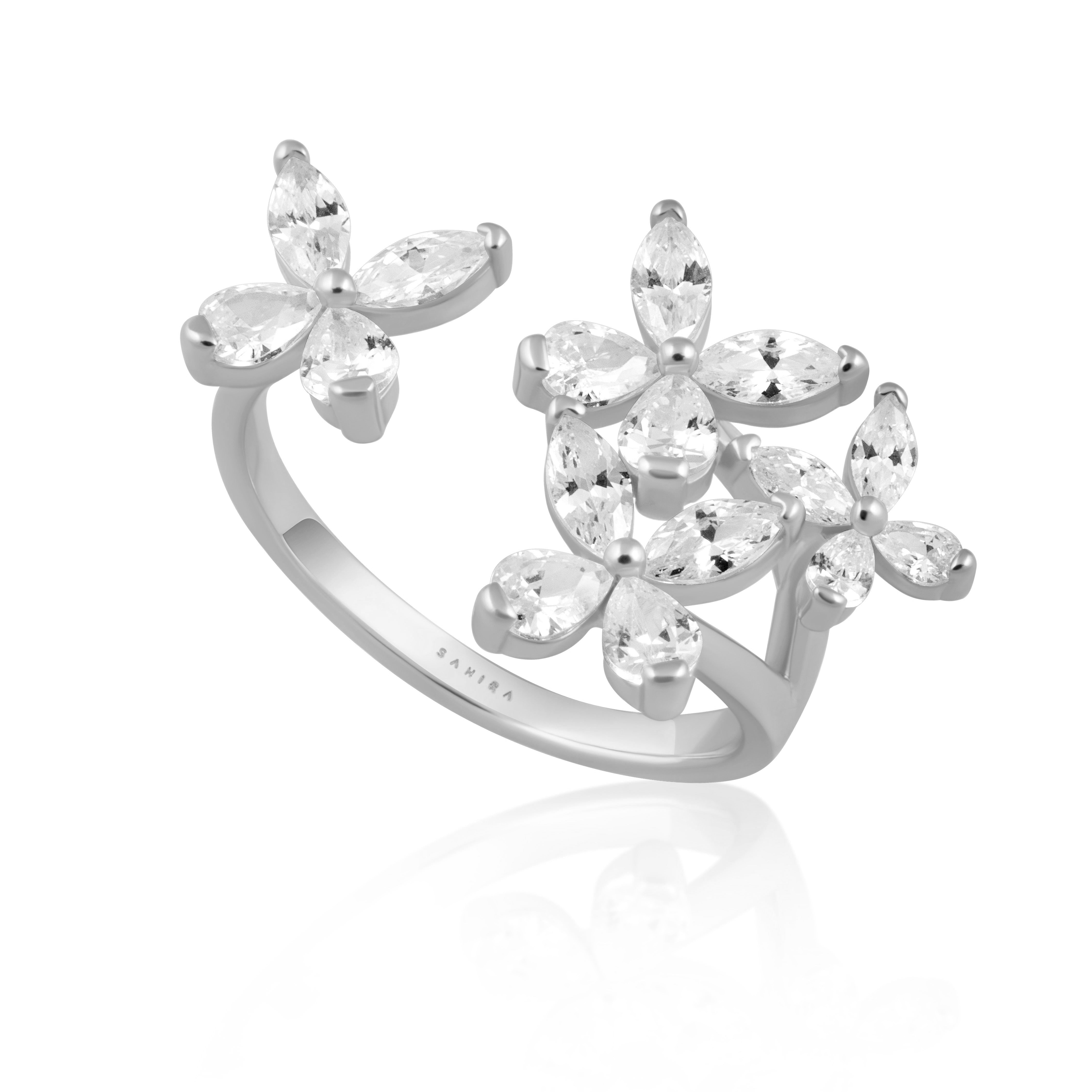 CZ Butterfly Ring Secondary image