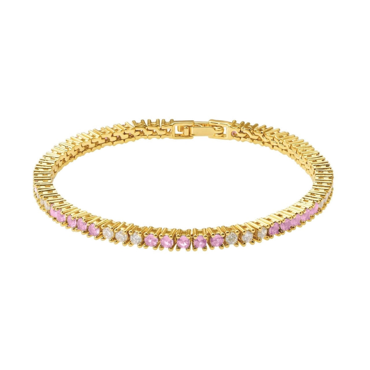 Josephine Light Pink Tennis Bracelet Main image