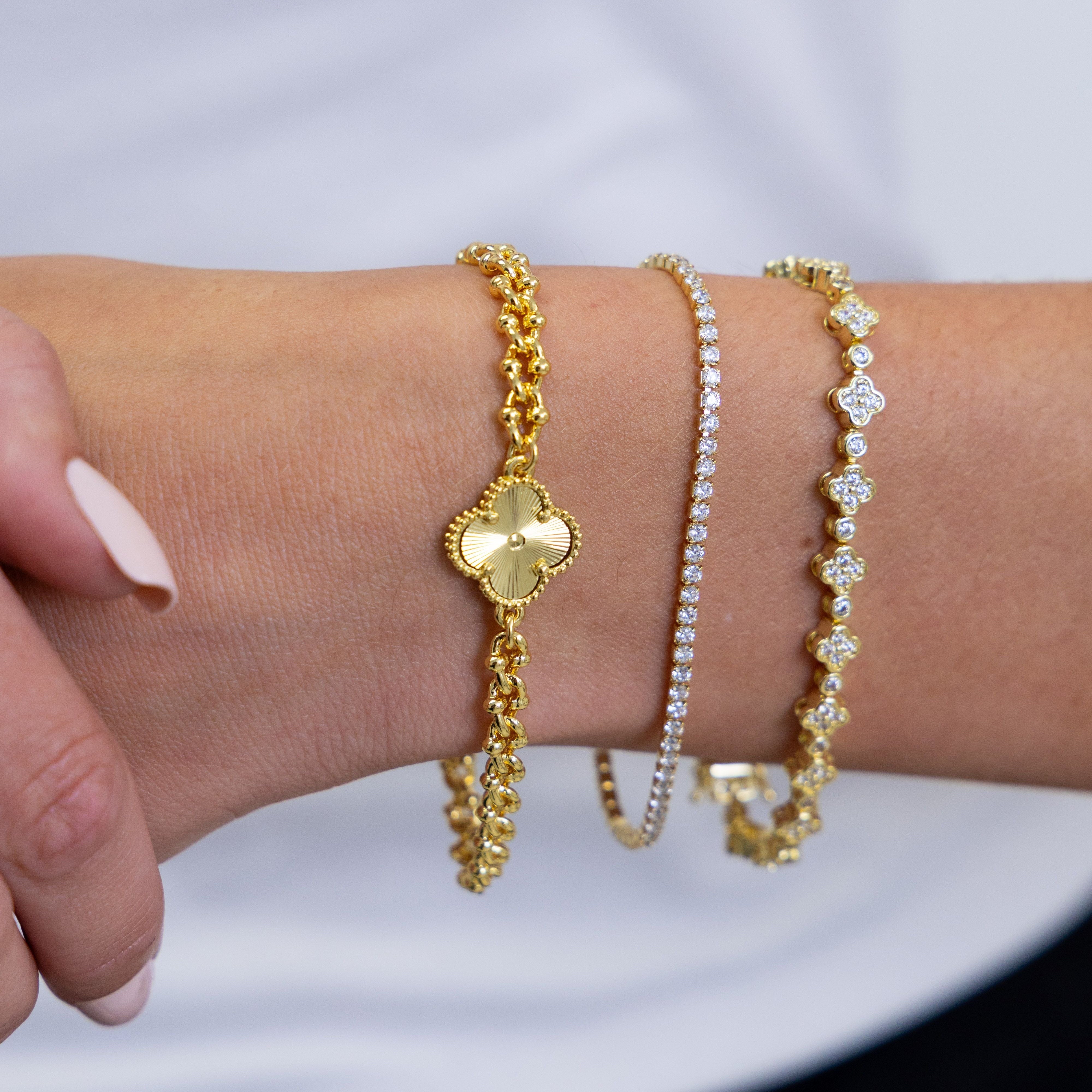 Rosalie Clover Chain Bracelet Secondary image