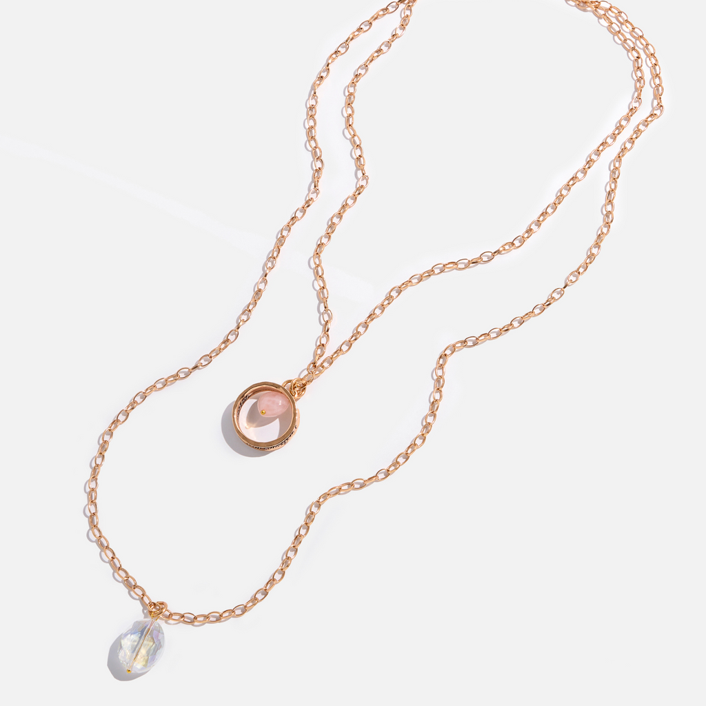 I Welcome Miracles Ring Original Necklace