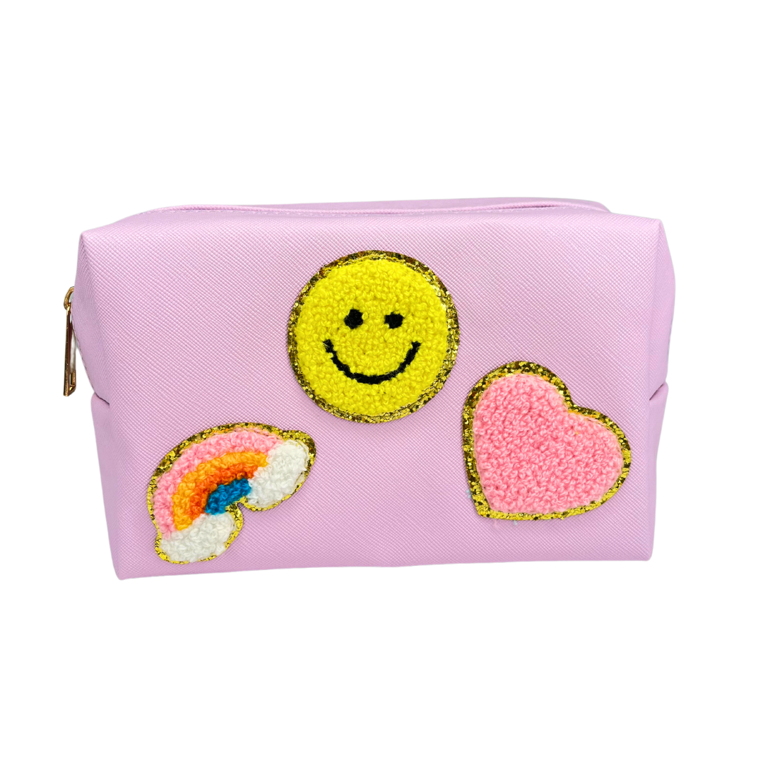 Patchwork Rainbow Cosmetic Bag Main image