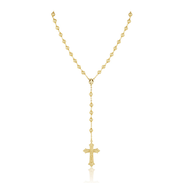 Golden Rosary Lariat