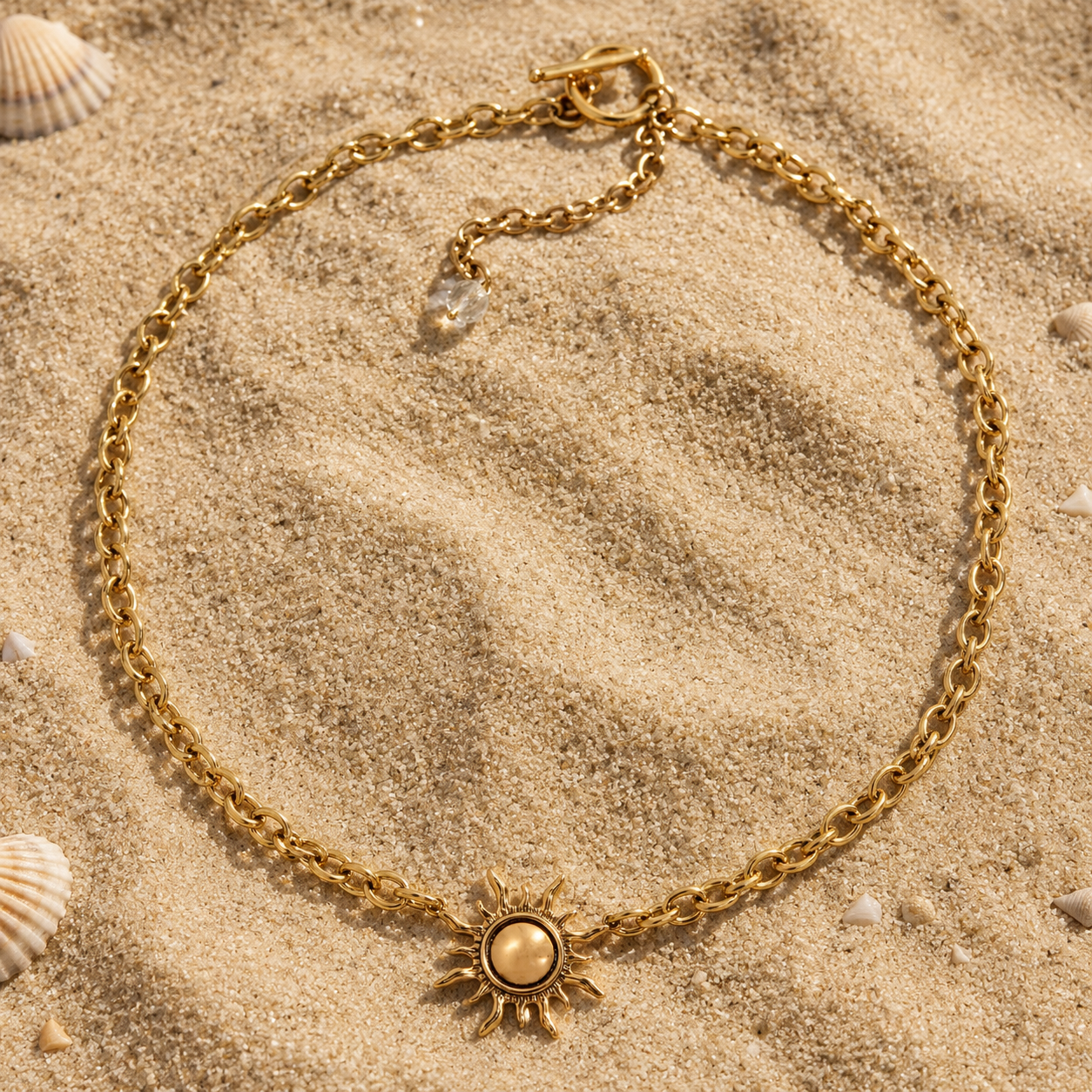 Grateful Sun Choker Necklace