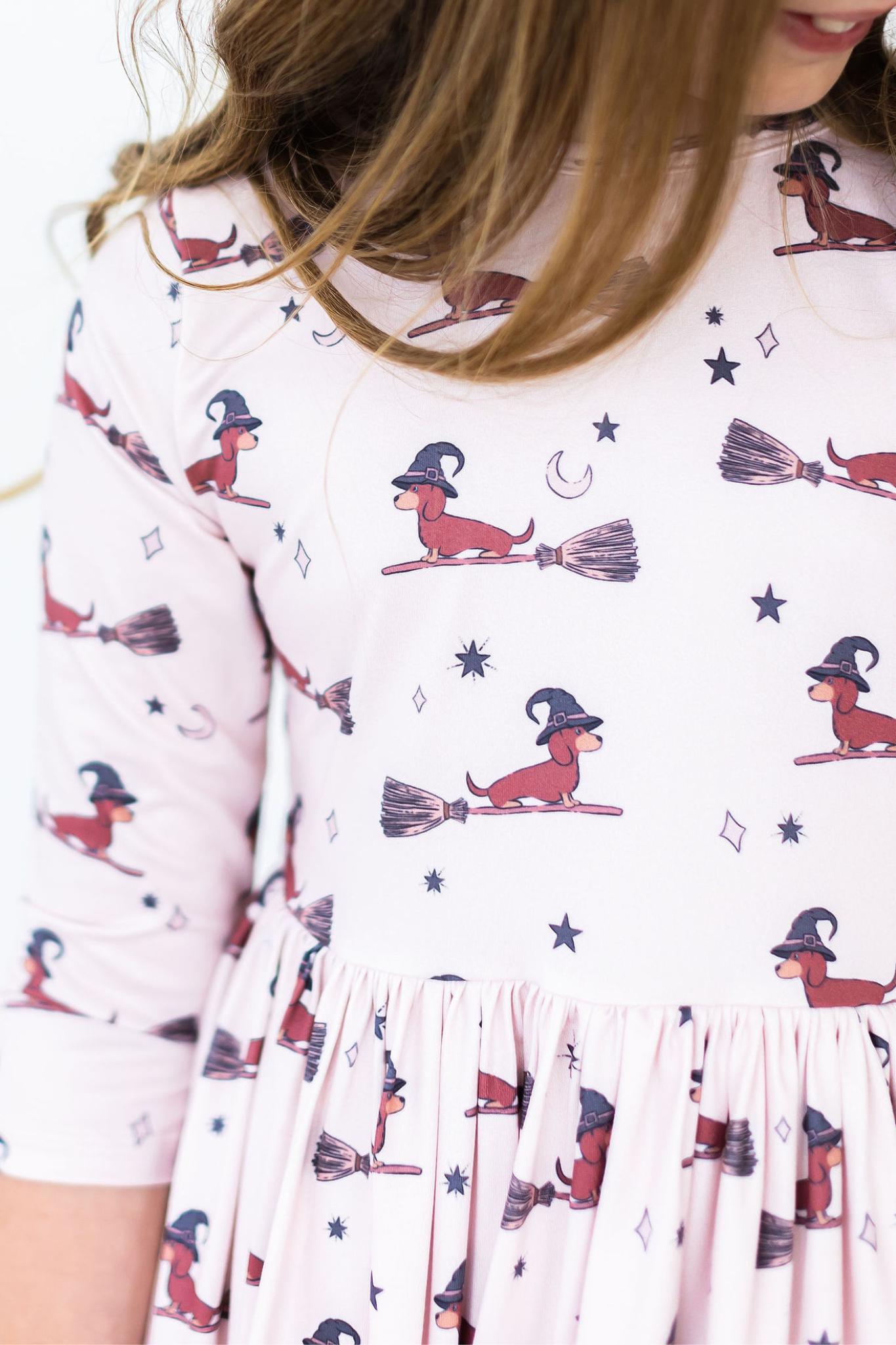 Happy Howl-oween 3/4 Sleeve Pocket Twirl Dress Secondary image