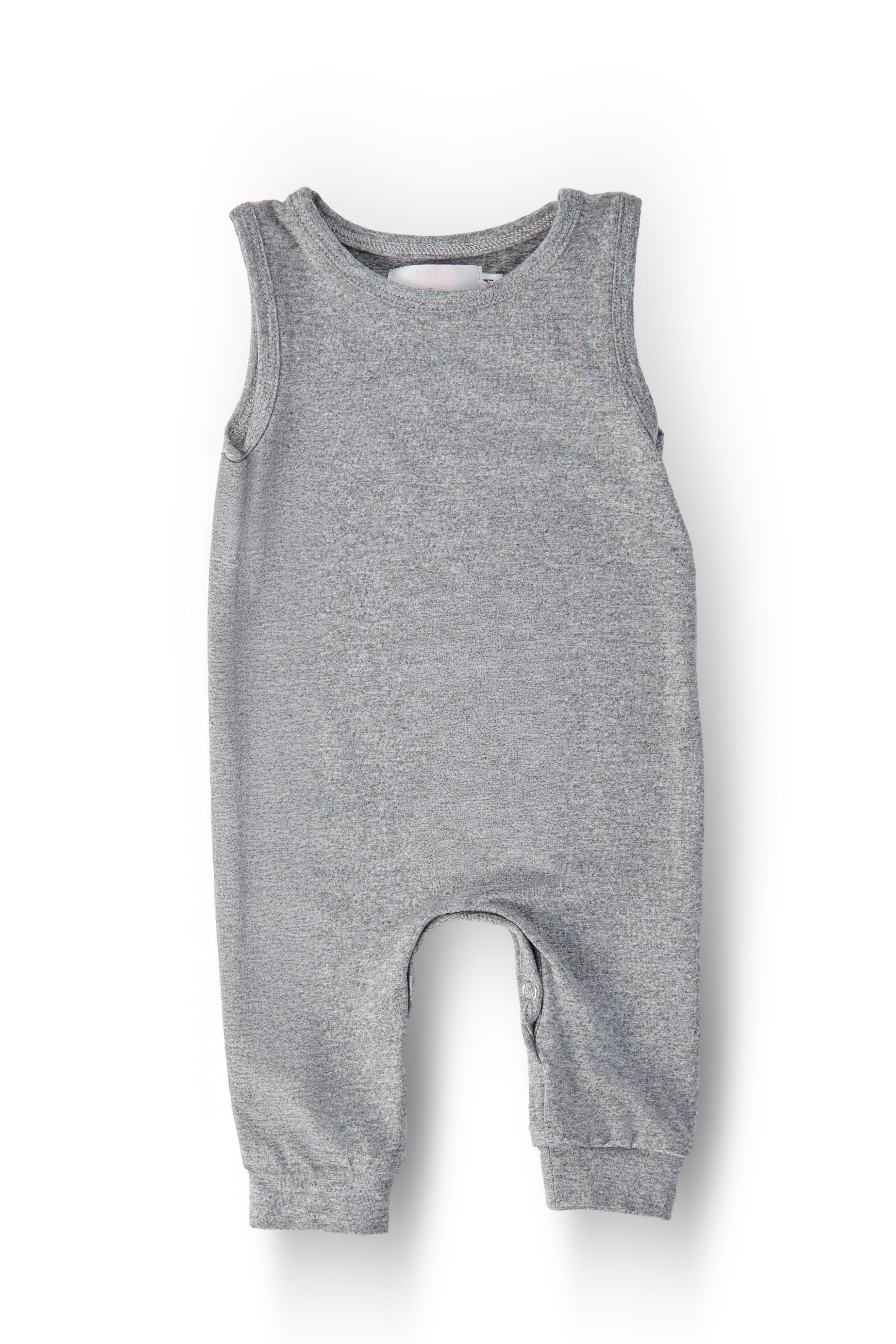 Heather Gray Tank One-Piece Jogger Main image