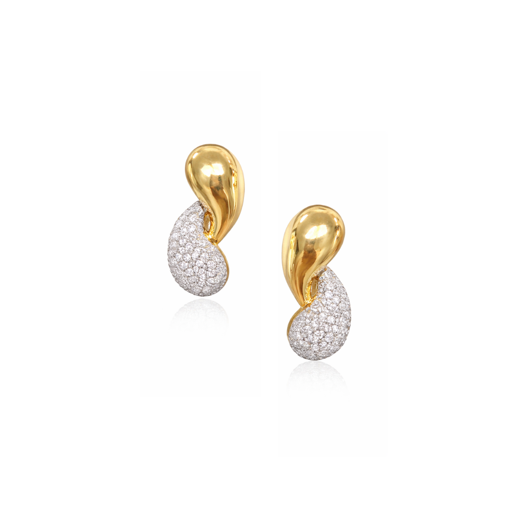 Pave Raindrop Earring Main image