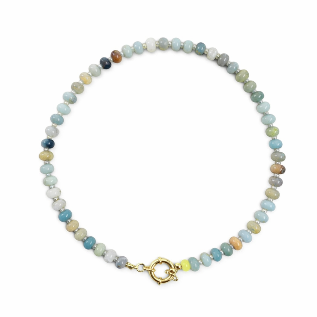 Santorini Beaded Toggle Necklace Main image