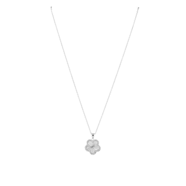 Adeline Pave Outline Pendant Necklace
