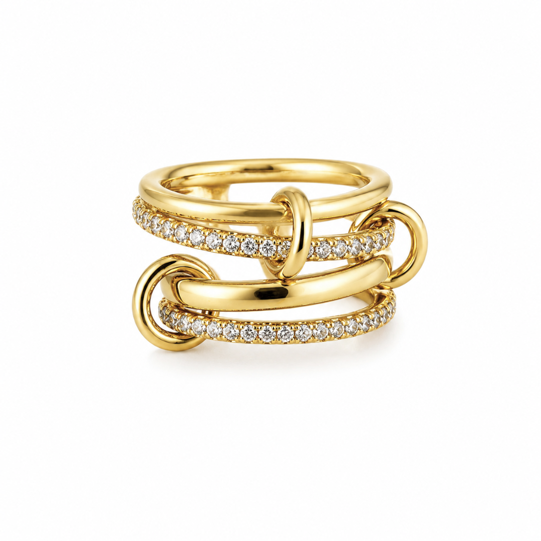 Mina Pave Stacked Ring Main image