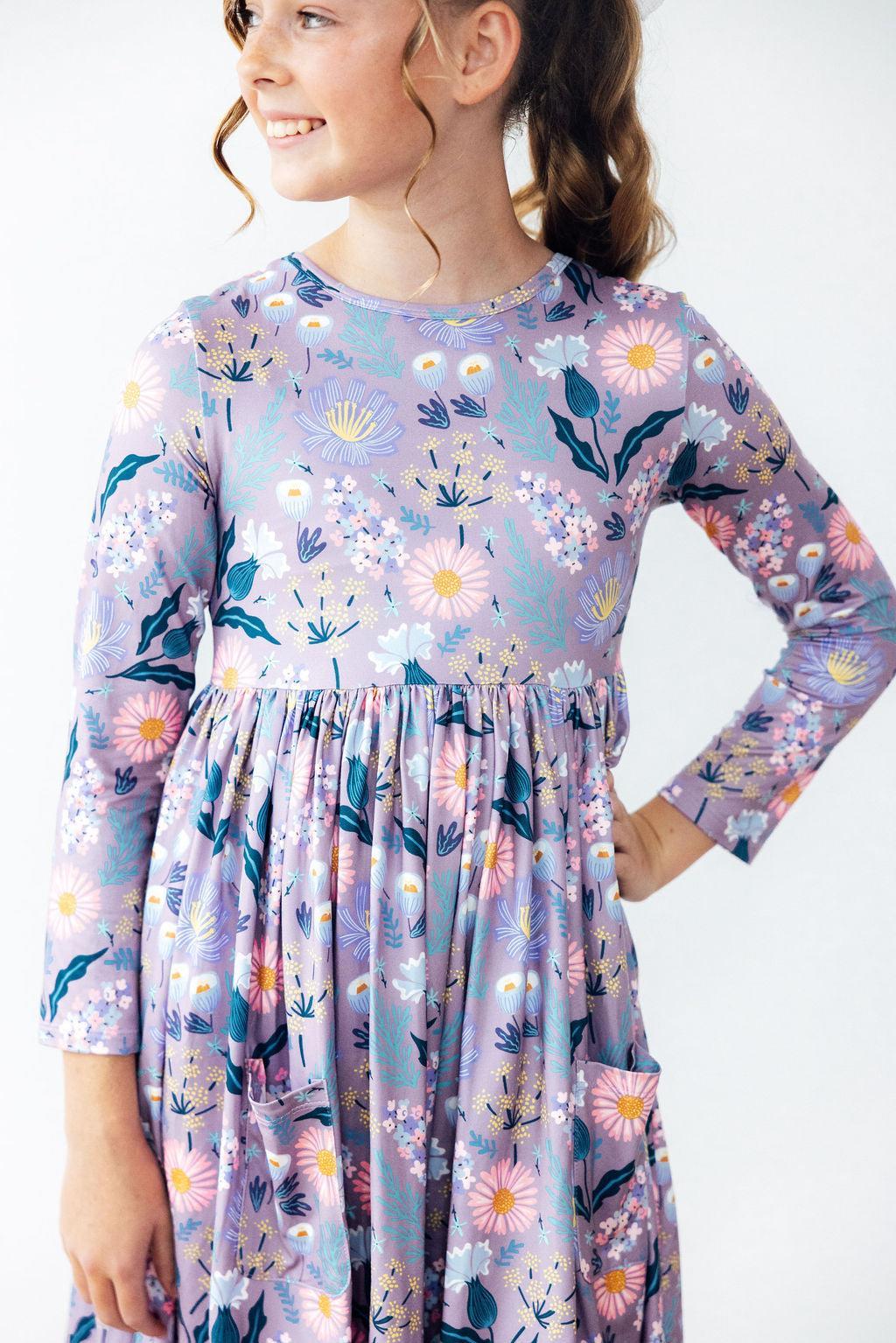 Honeysuckle L/S Pocket Twirl Dress Main image