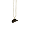 Black Enamel Cowboy Hat Necklace