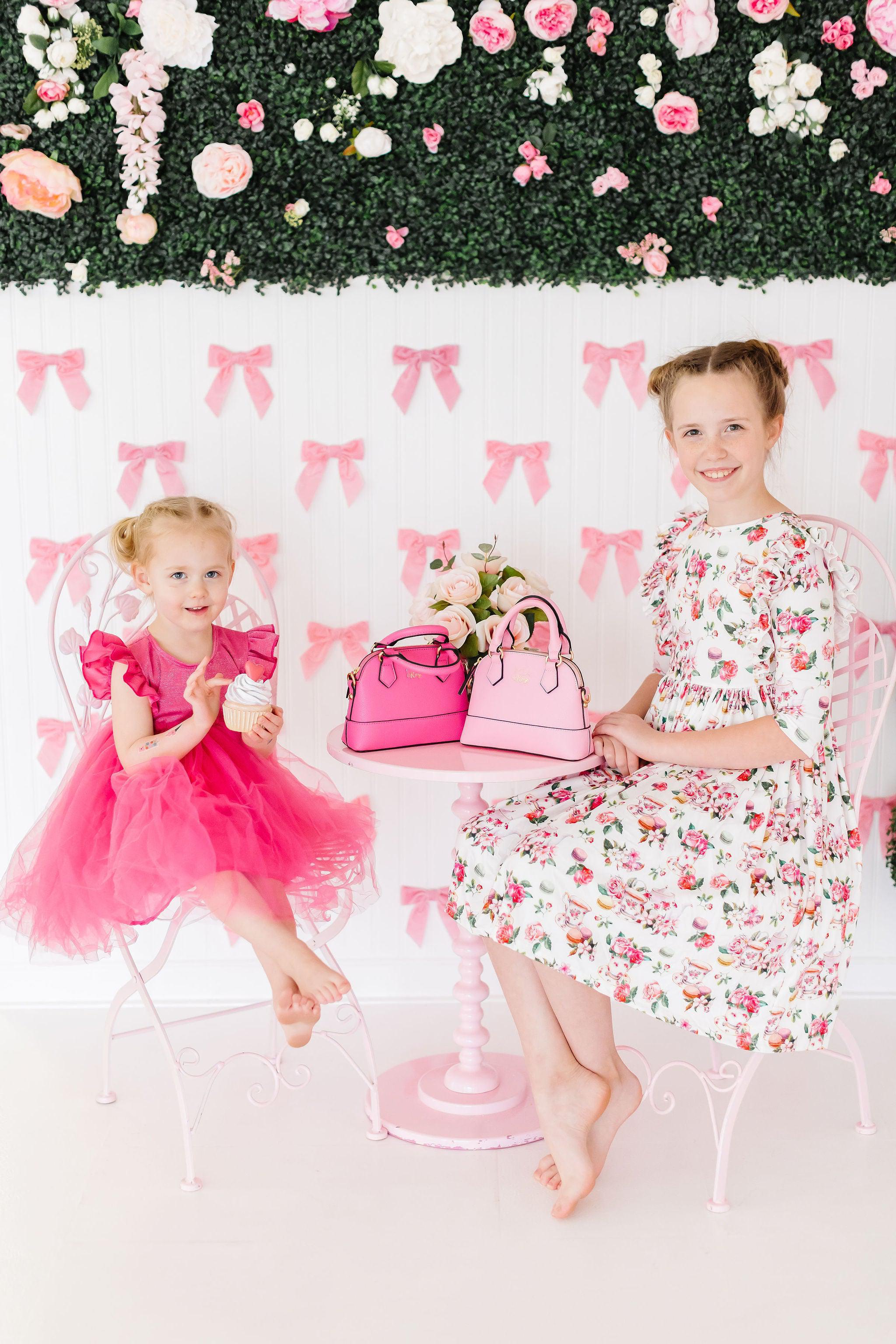 SALE Macarons & Tea Ruffle Twirl Dress Secondary image