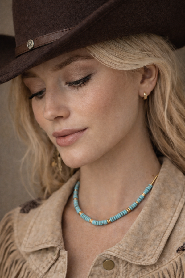 Turquoise Beaded Necklace