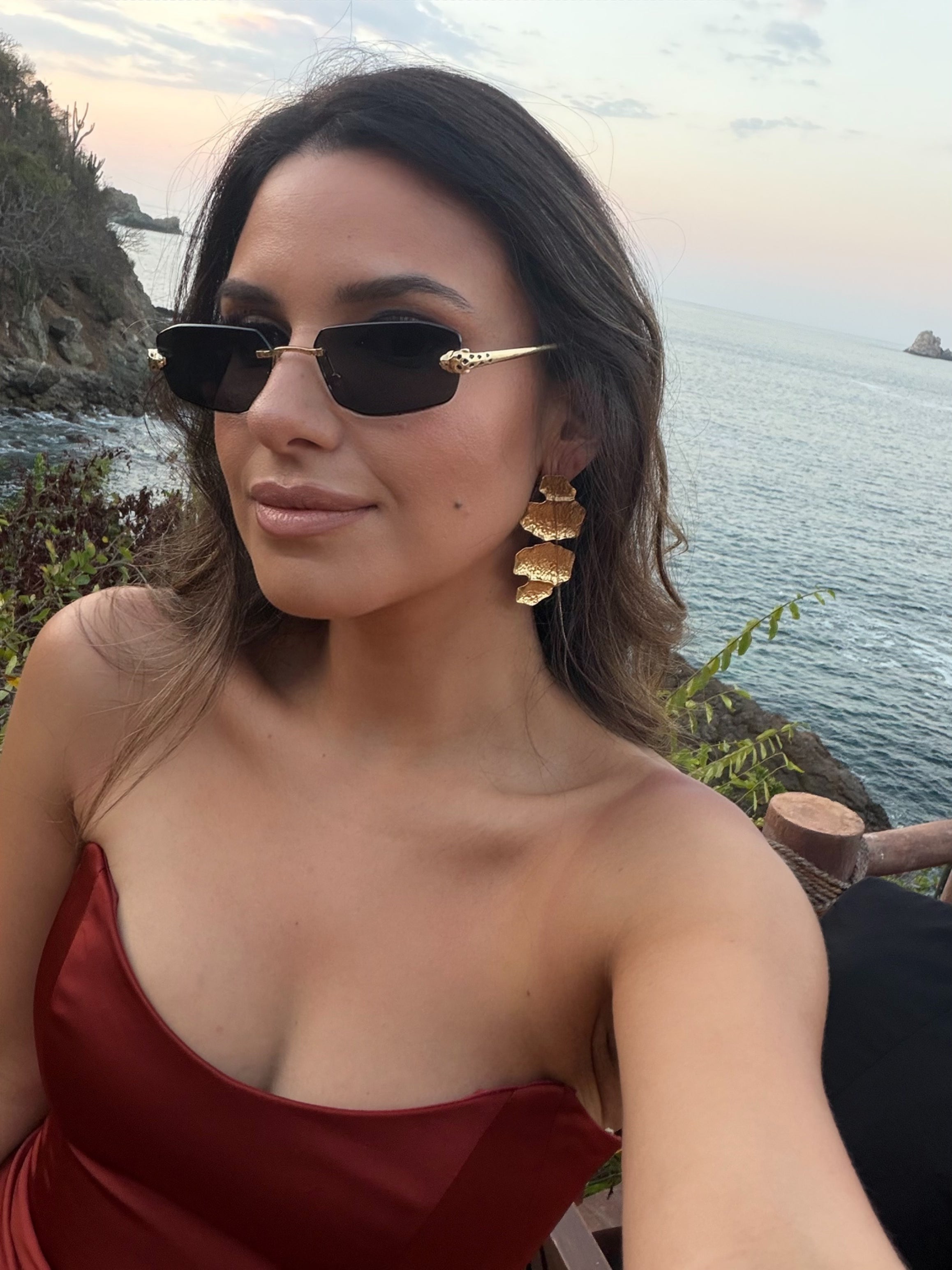 Maxine Hammered Statement Earring Secondary image