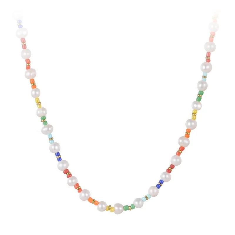 Malibu Rainbow Pearl Necklace Main image