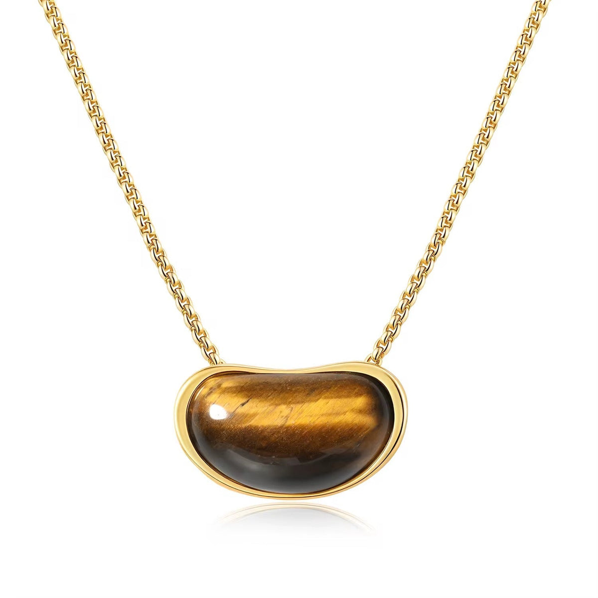 Angie Tiger Eye Pendant Necklace Main image