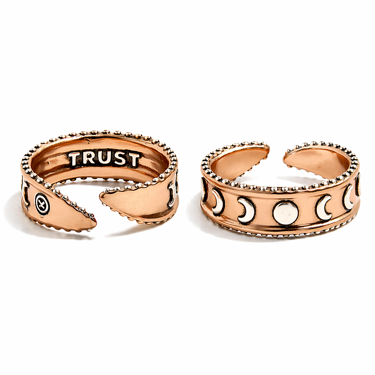 Trust Moon Phase Adjustable Ring Main image