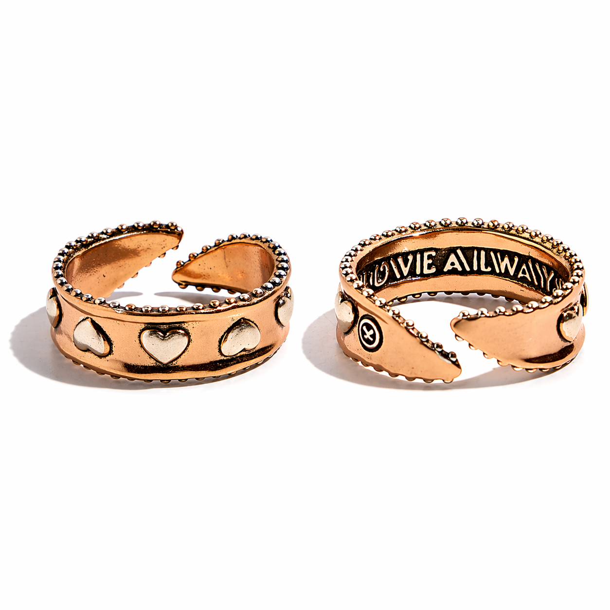 Love Always Hearts Adjustable Ring Main image