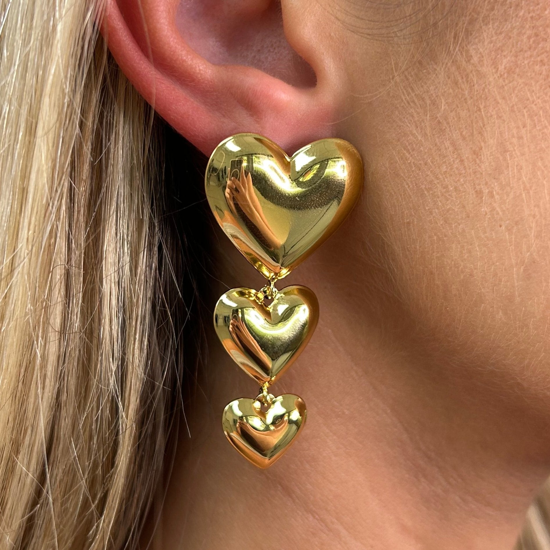Tori Heart Drop Earring Secondary image