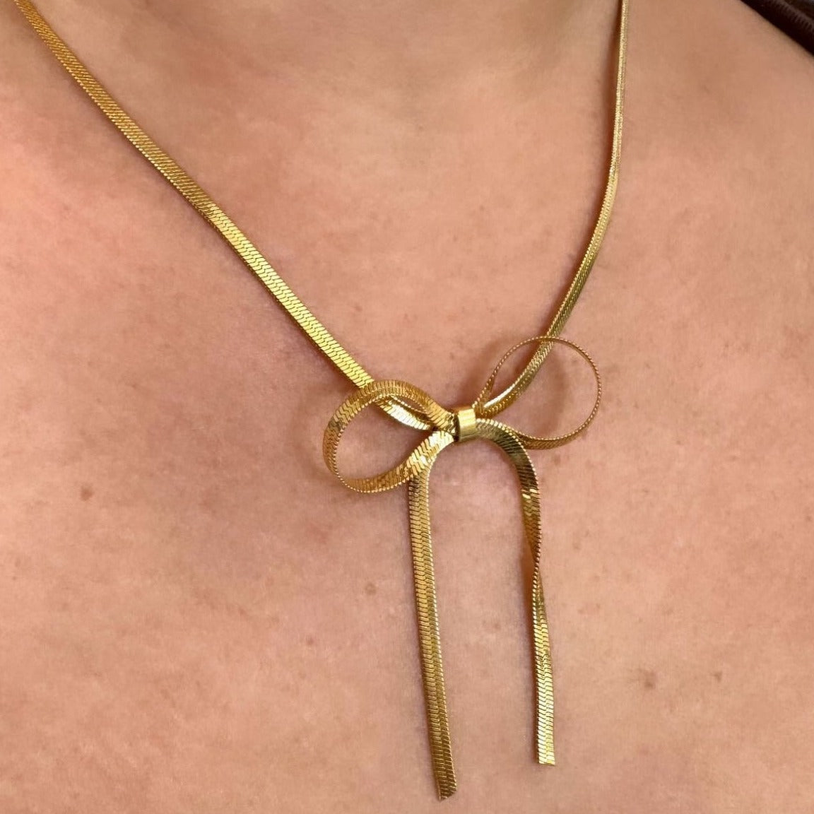 Lily Bow Necklace Secondary image