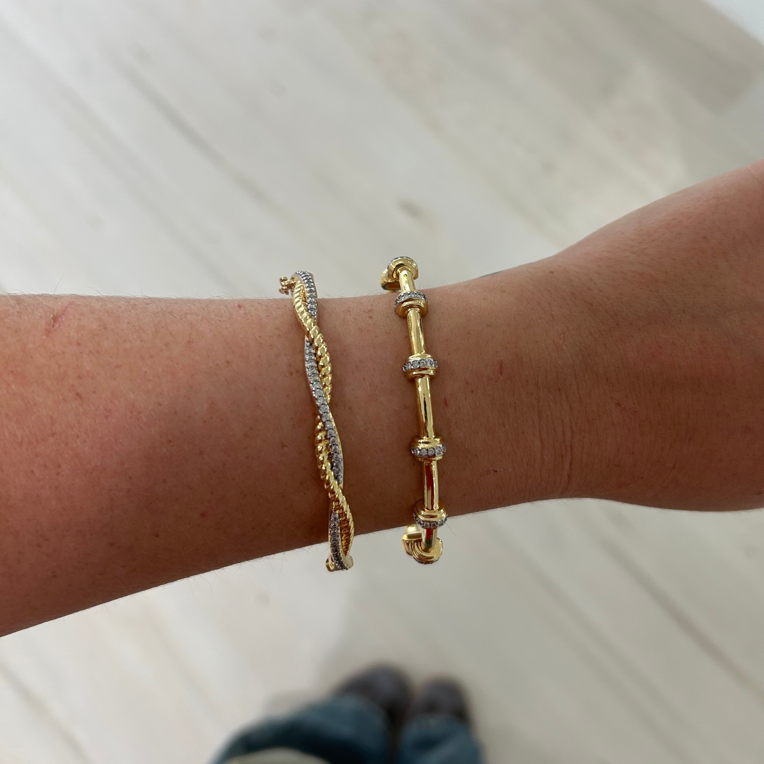 Pave Twist Bracelet Secondary image