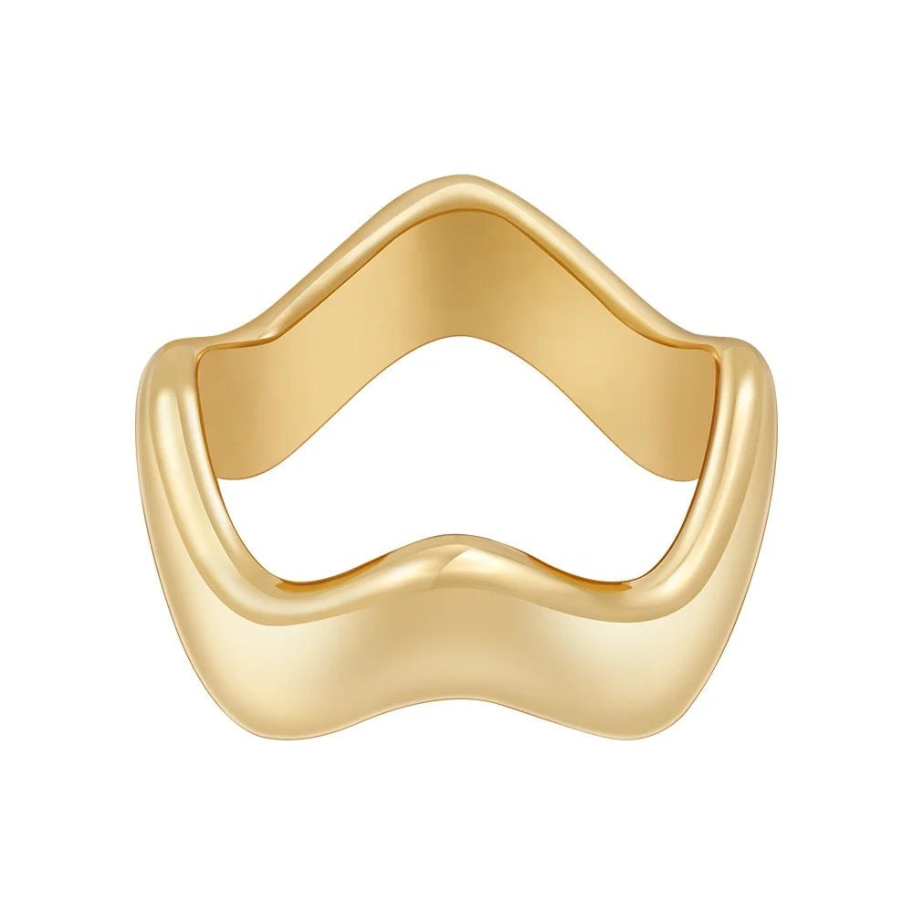 Wavy Band Ring Main image