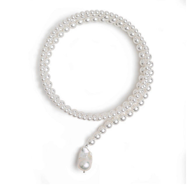 Gretchen Pearl Wrap Necklace Secondary image