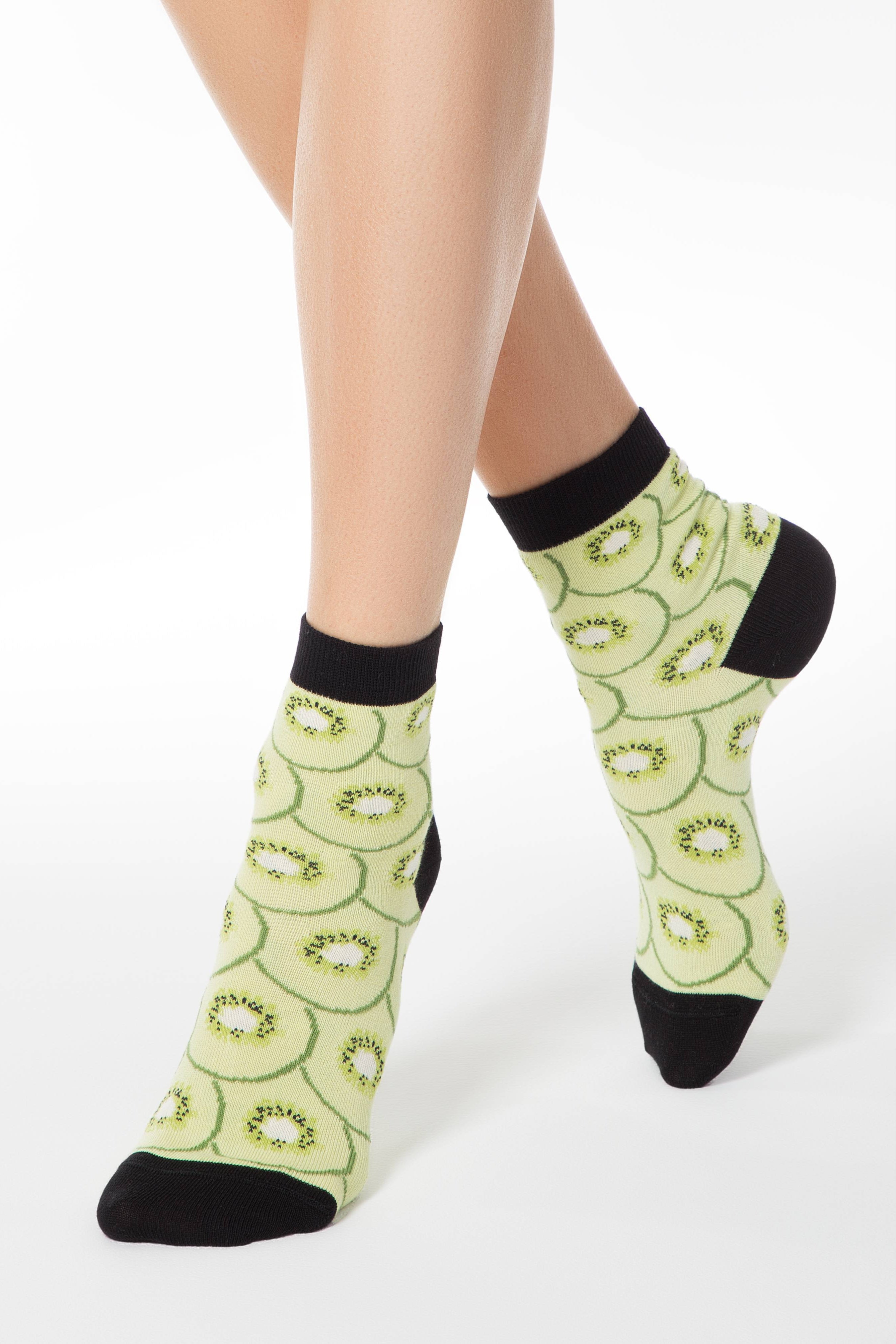 Conte Elegant Cotton Socks (2 pairs) - Fruit pattern Main image
