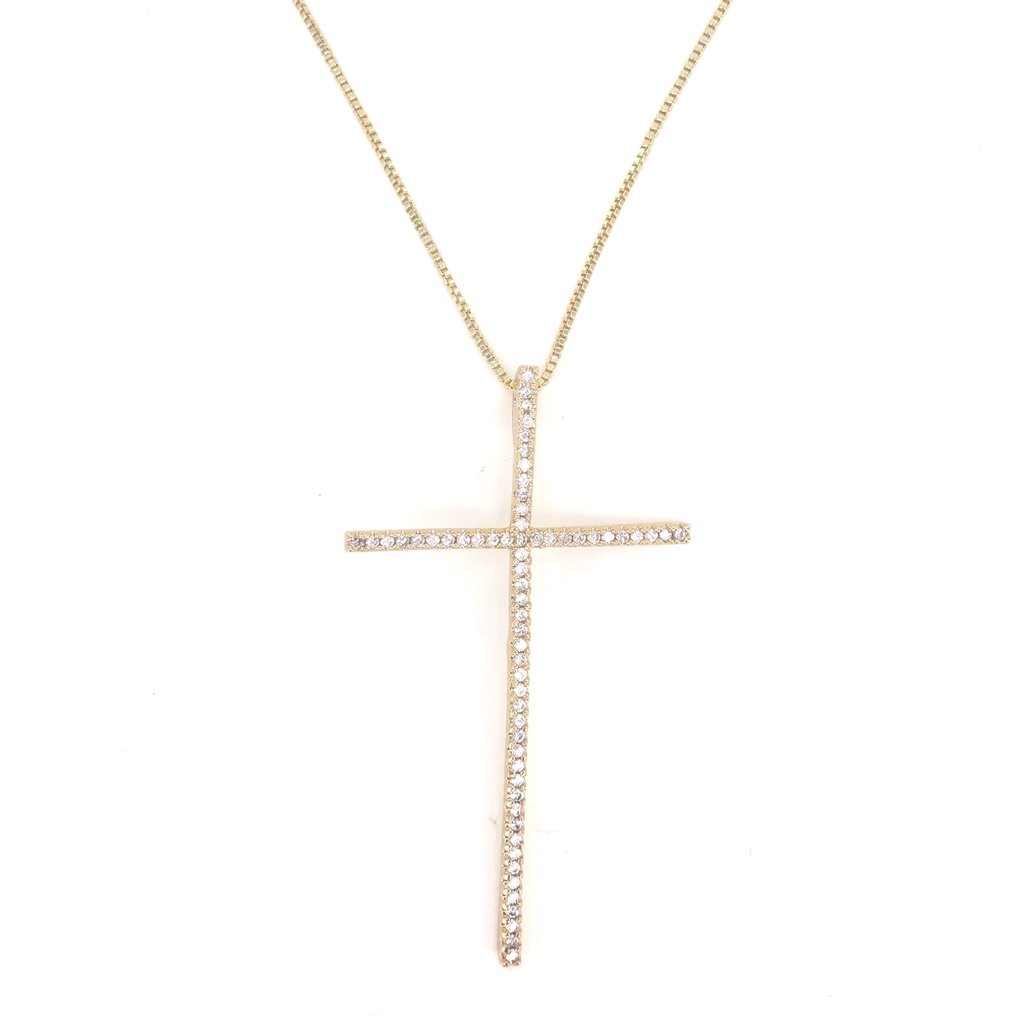 Moriah CZ Cross Necklace Main image