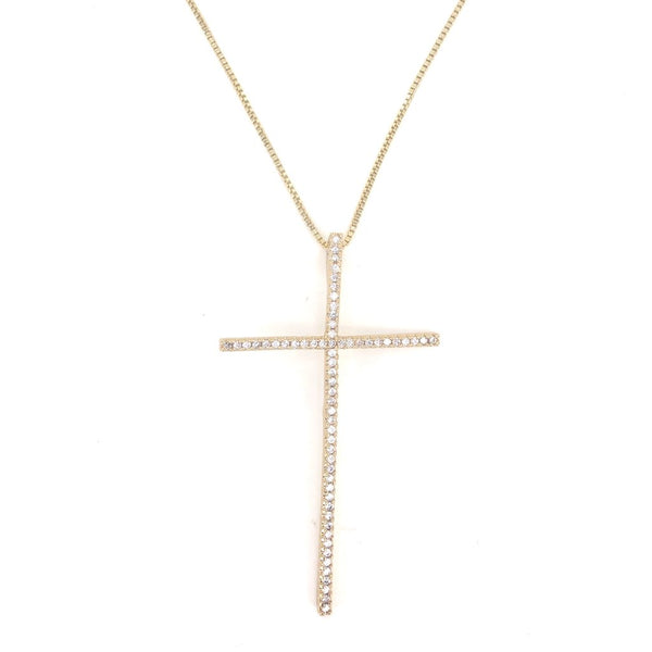 Moriah CZ Cross Necklace