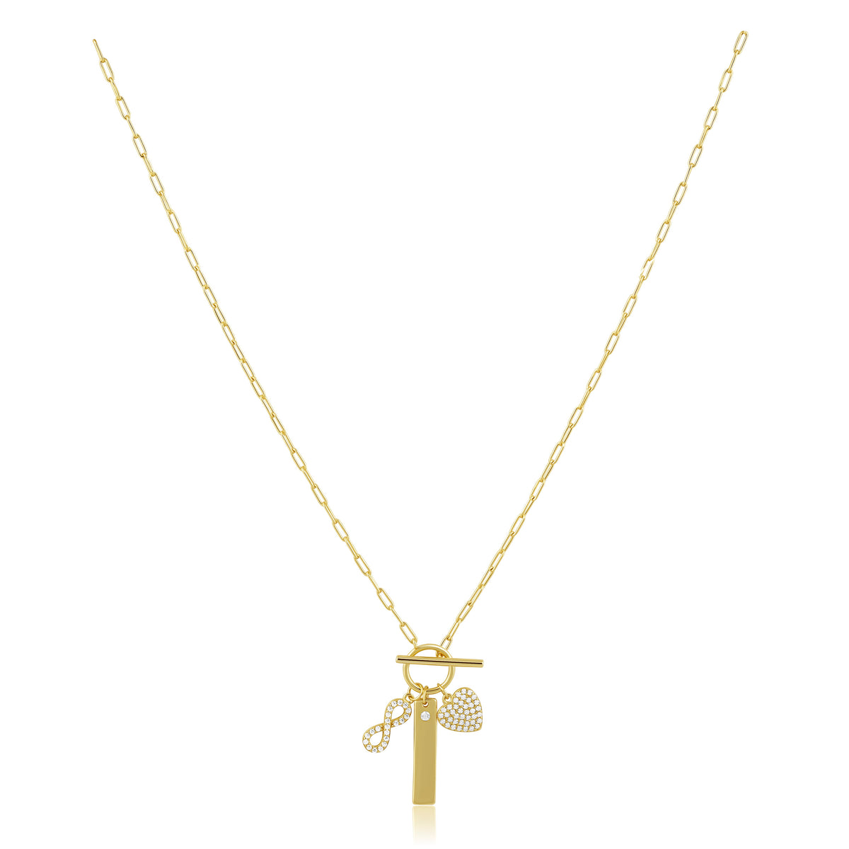 Infinite Love Charm Necklace Main image