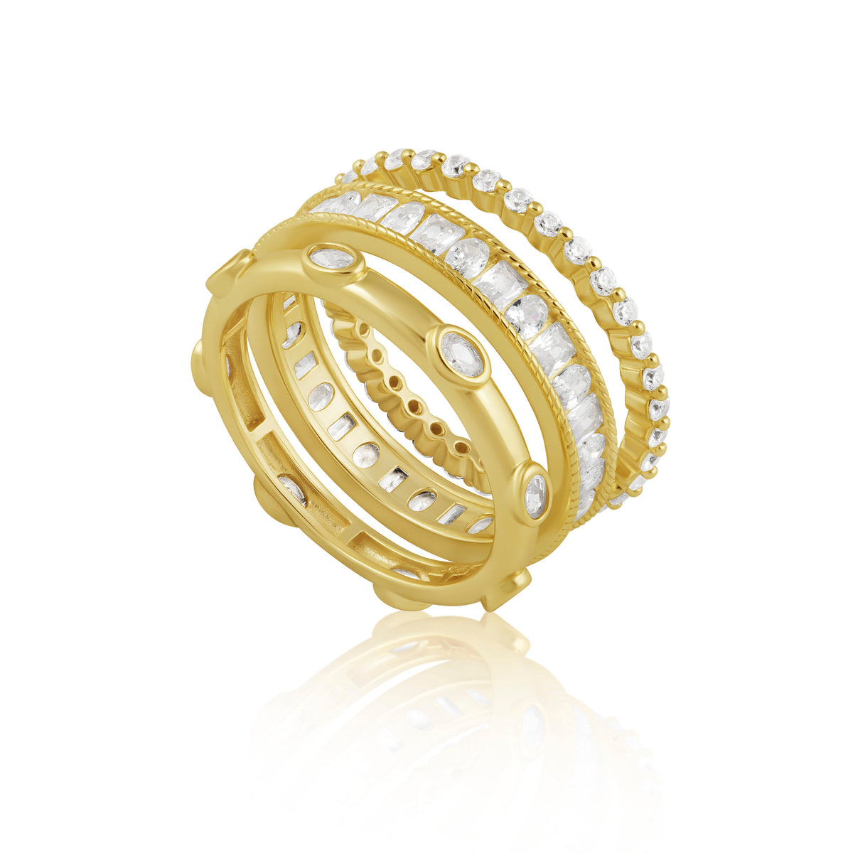 Ivy CZ Ring Set Main image