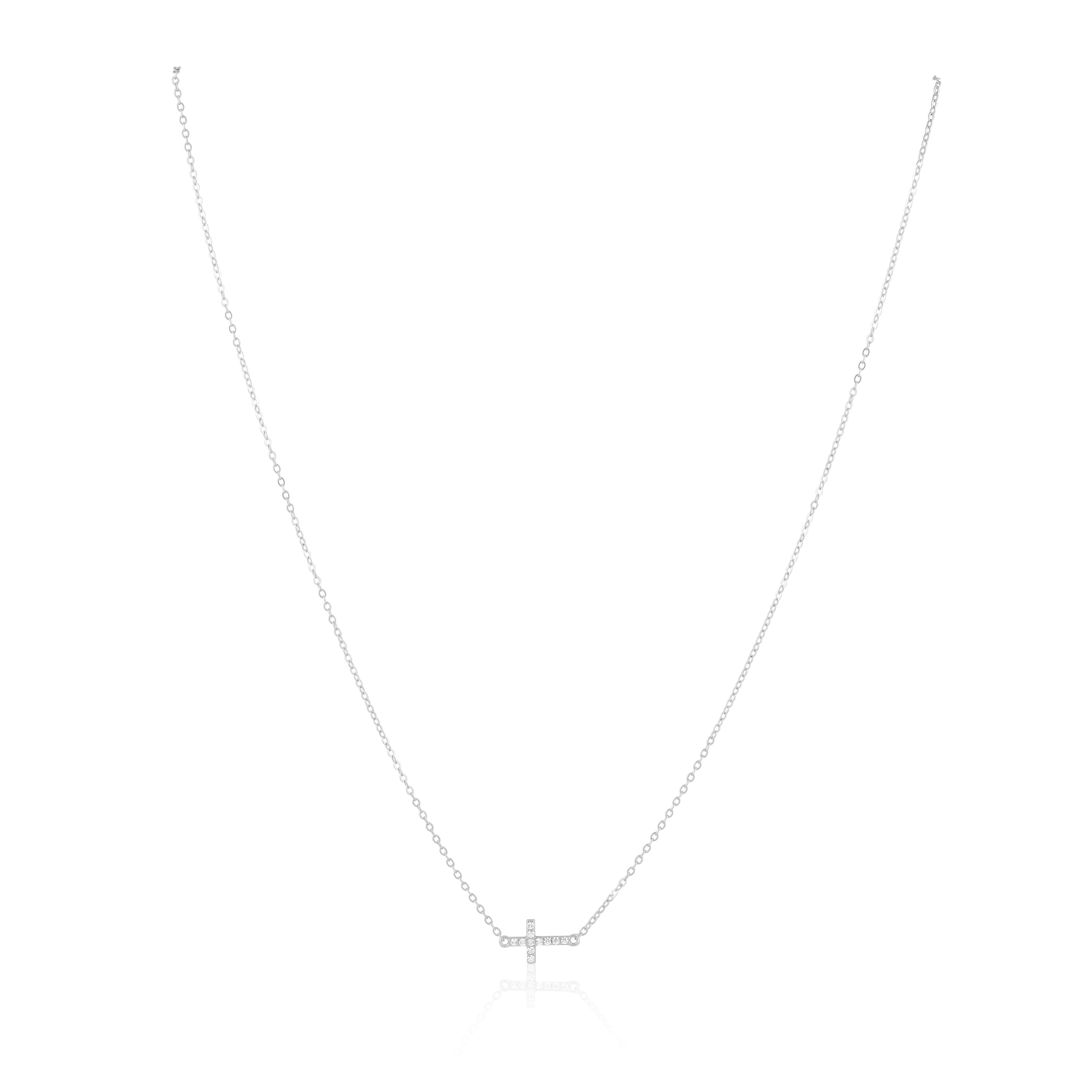 Janet Side Cross Necklace Secondary image