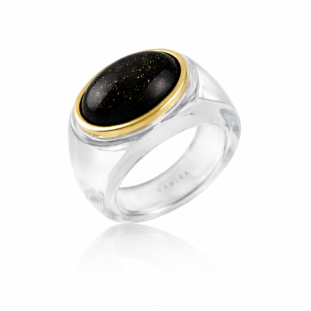 Katy Acrylic Ring - Clear Main image