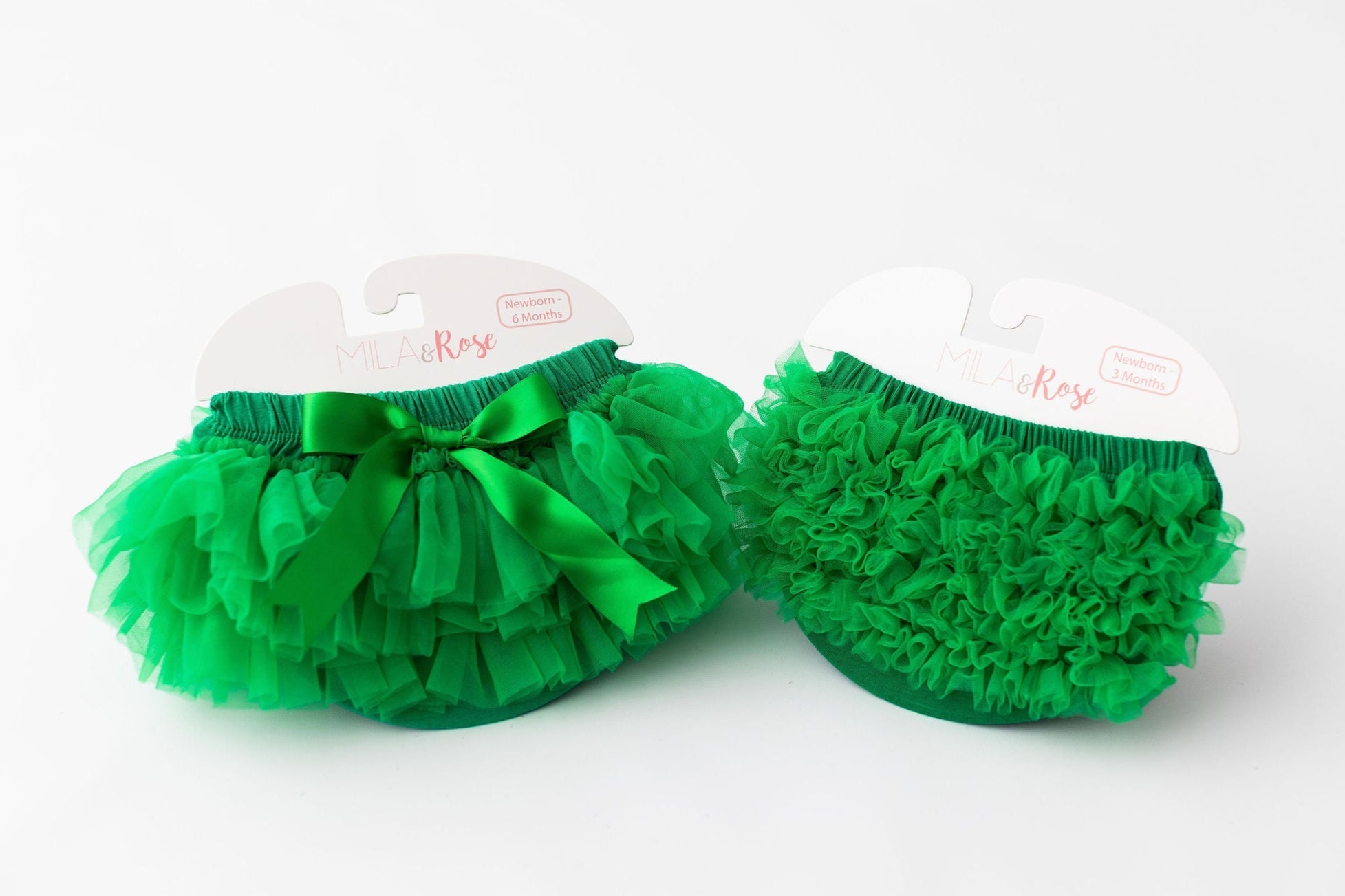 Kelly Green Ruffle Tutu Bloomer Secondary image