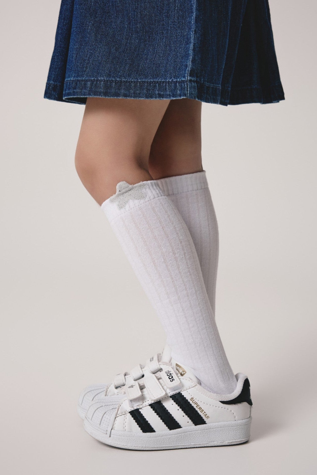Conte-Kids Cotton Knee-Highs Tip-Top 047 - Shimmering Picot Secondary image