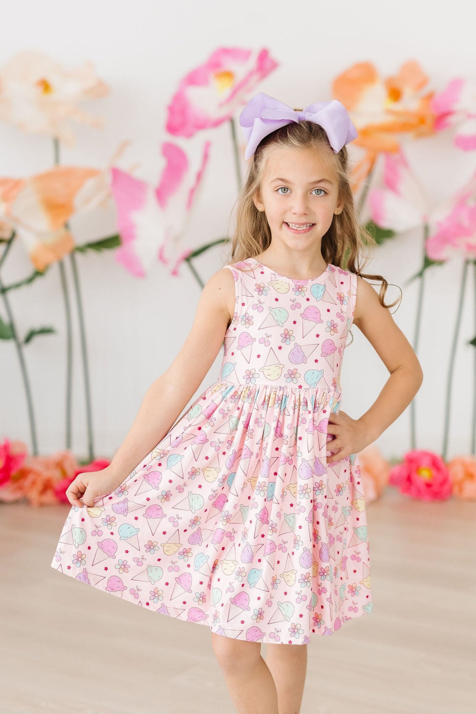 Ice Cream & Shout Tank Twirl Dress Main image