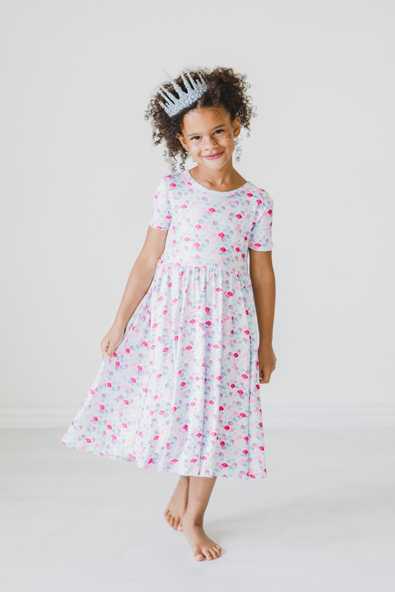 Mermaid Scales S/S Pocket Twirl Dress Secondary image