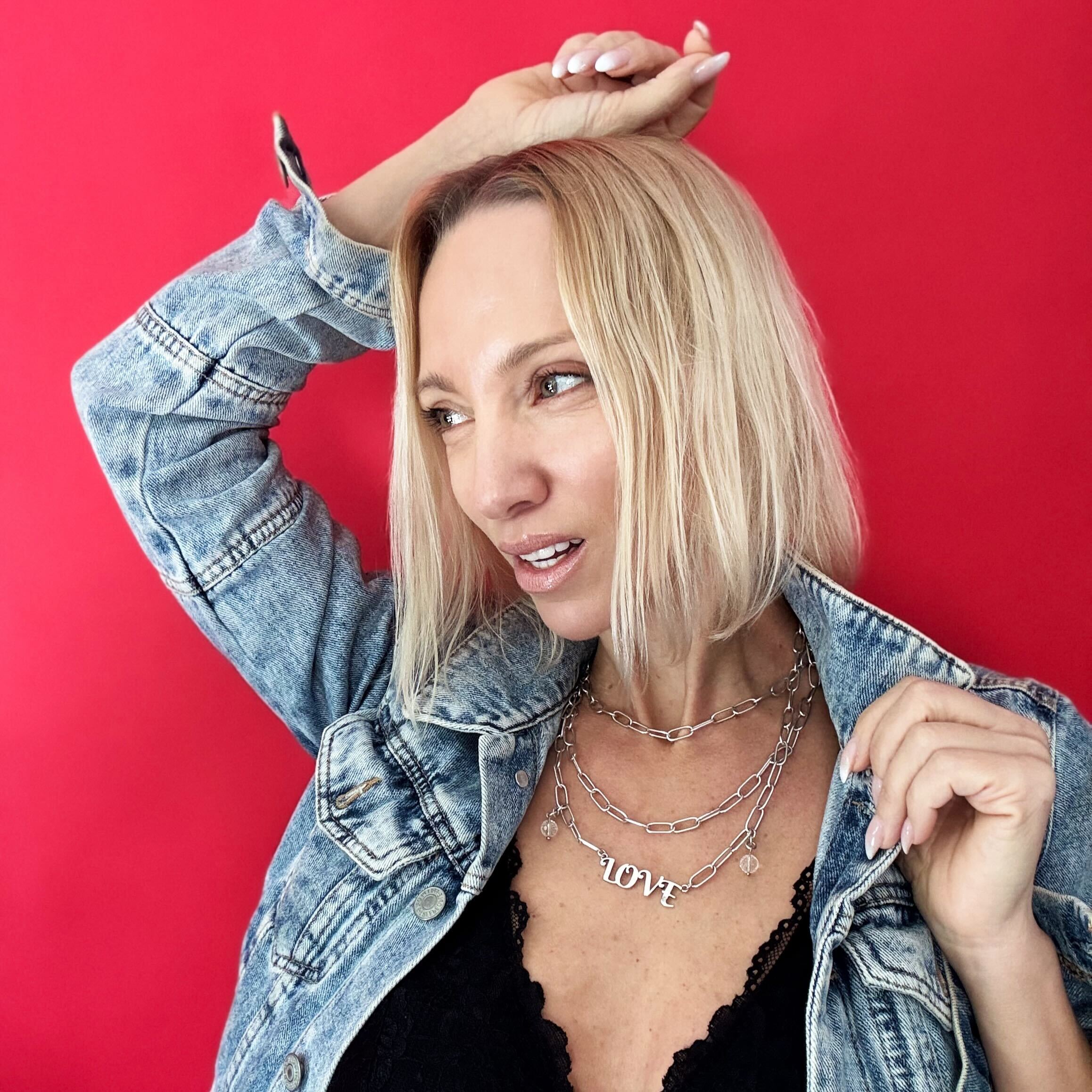 Love Long Chain Necklace Secondary image