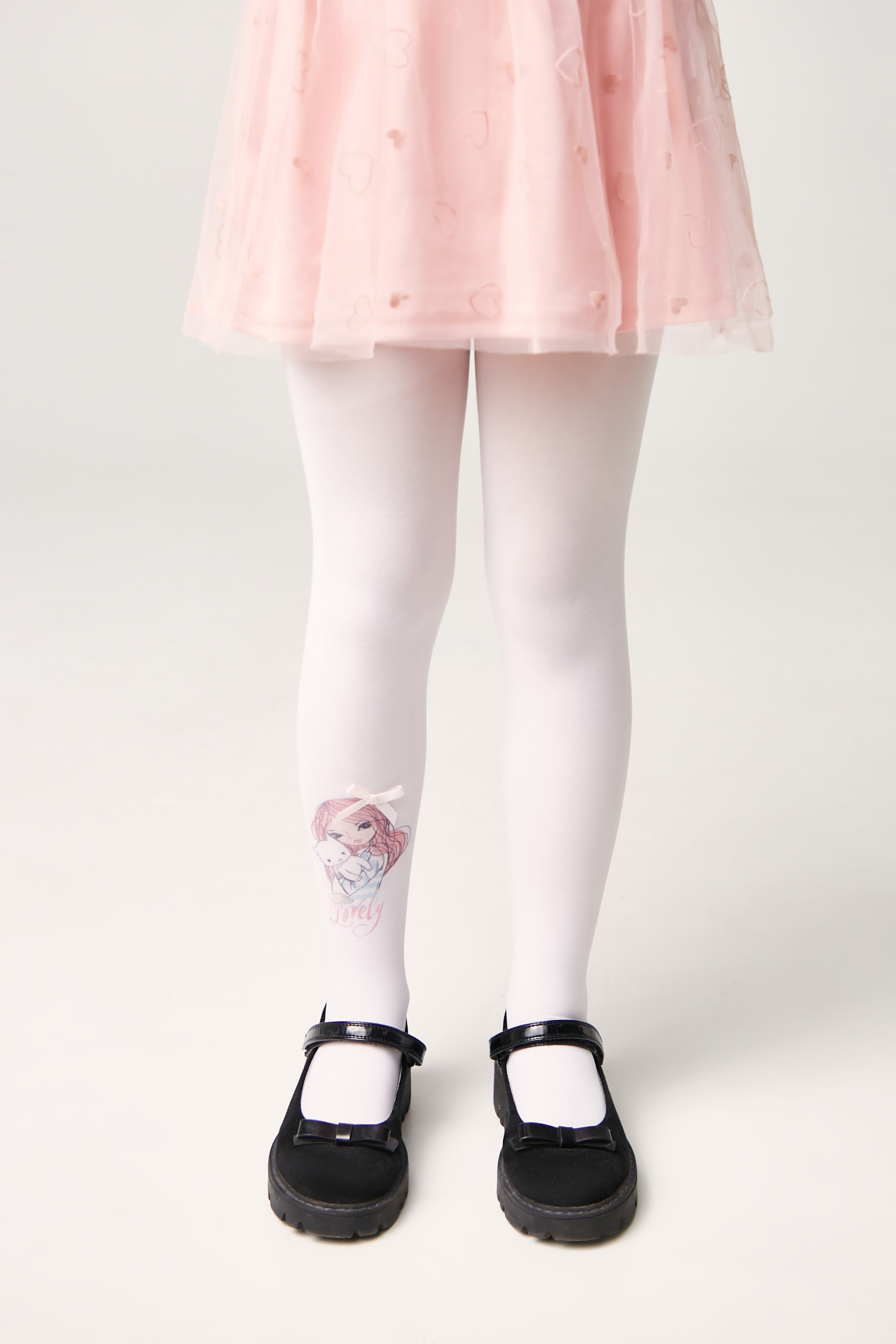 Conte Tights for girls - Lovely 50 Den Secondary image
