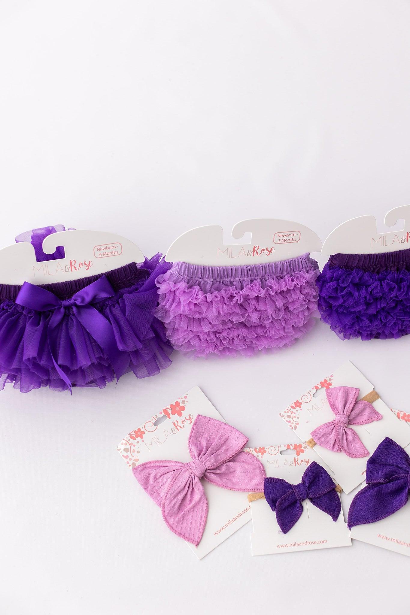 Purple Ruffle Tutu Bloomer Secondary image