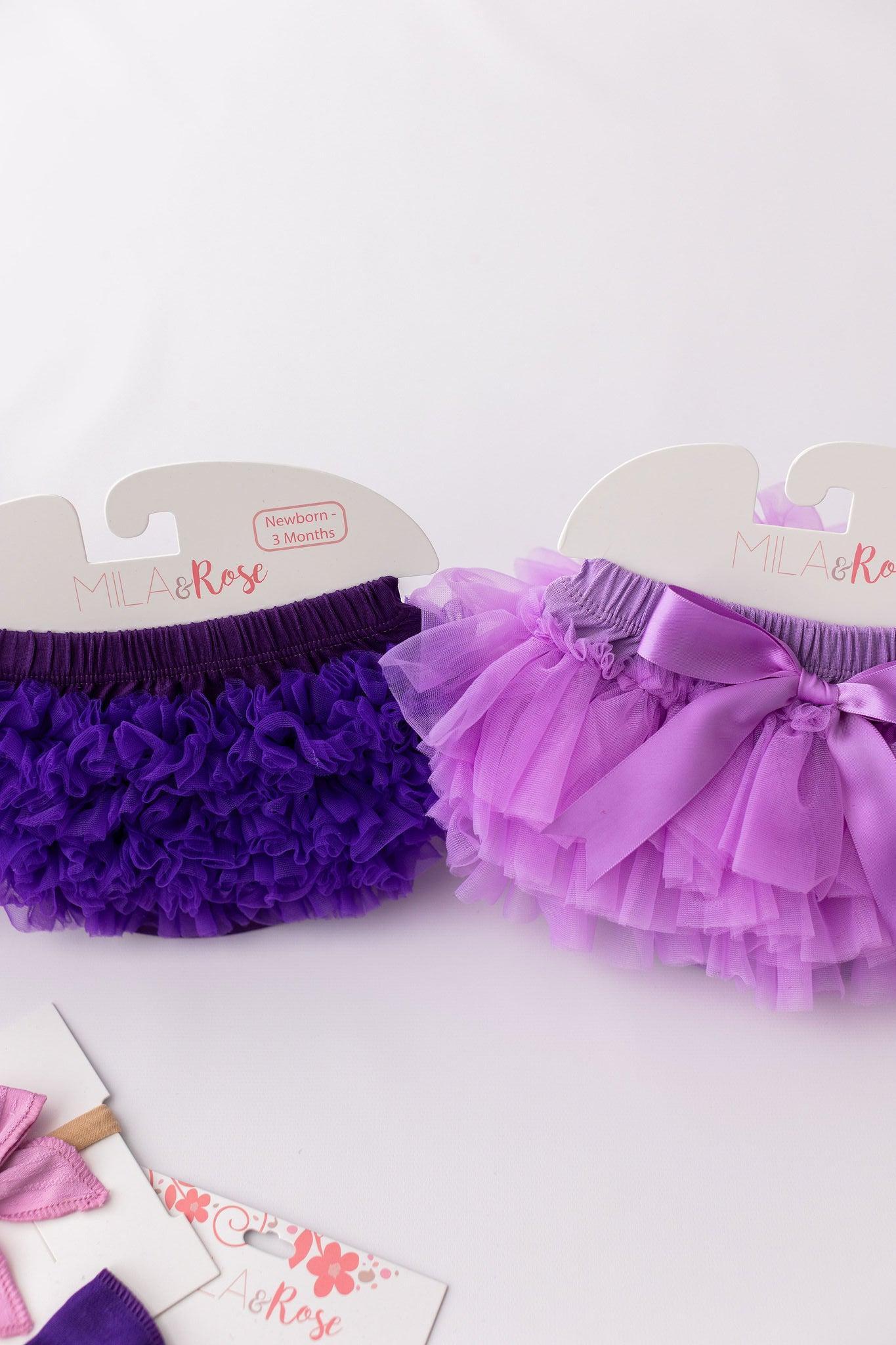 Lavender Ruffle Tutu Bloomer Secondary image