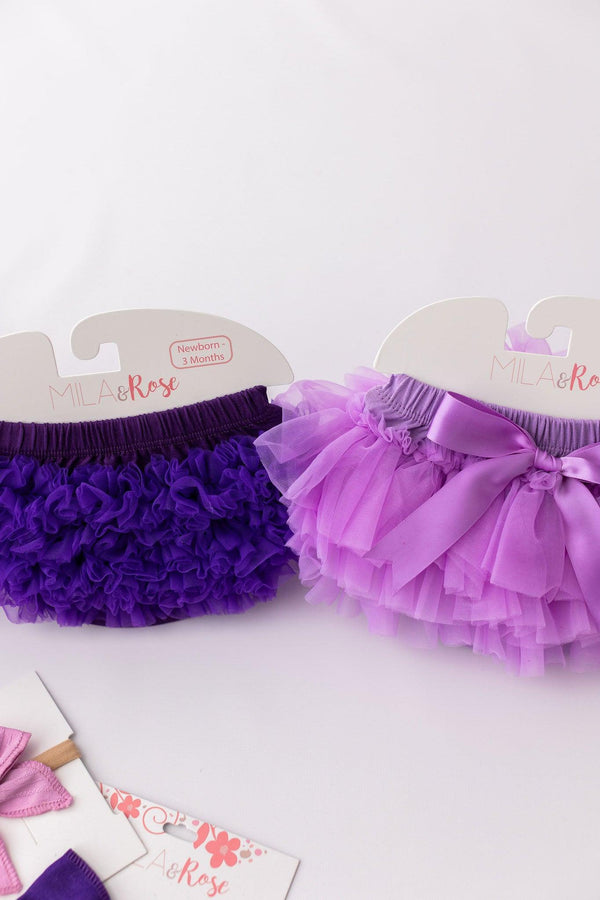 Lavender Ruffle Tutu Bloomer