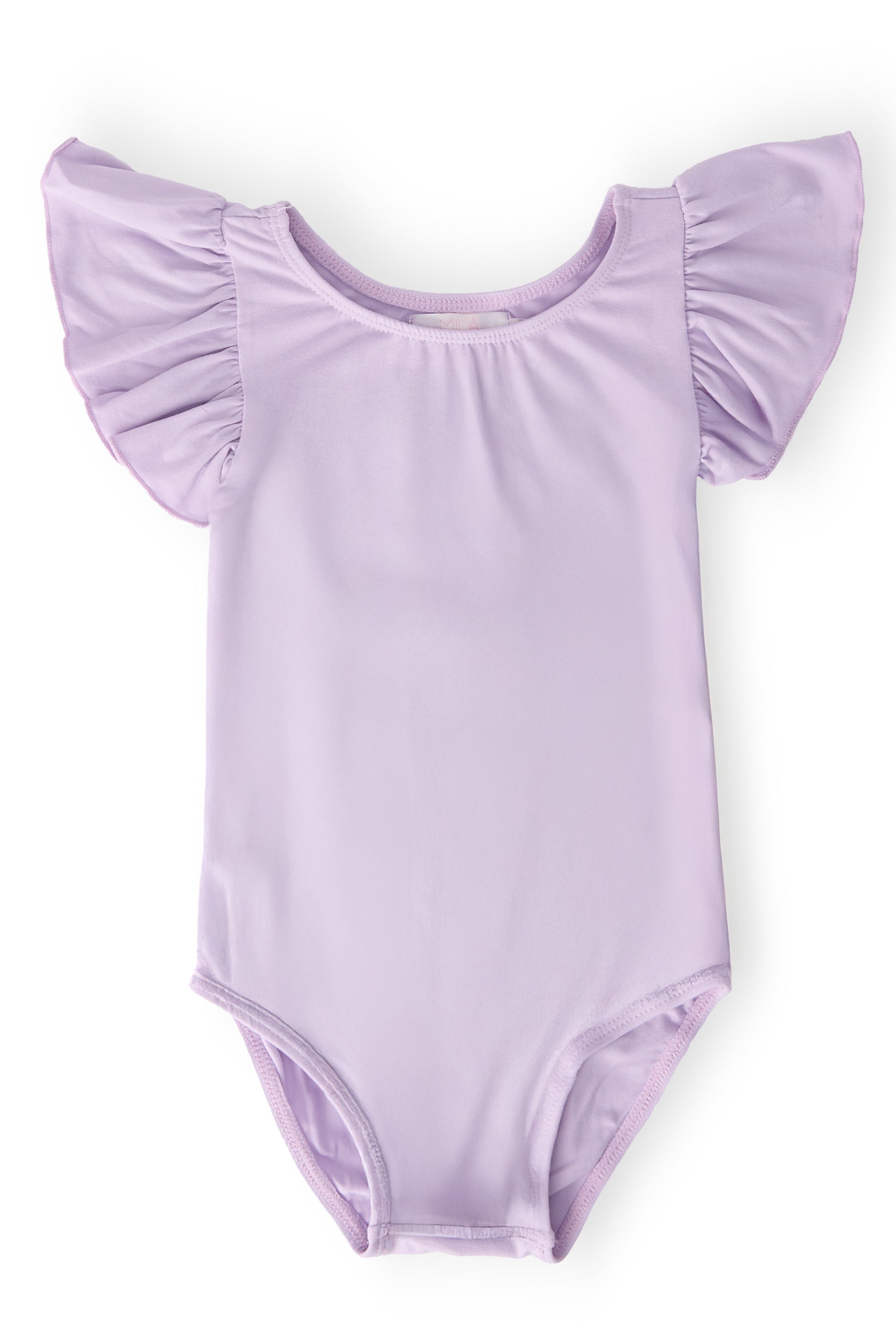 Lavender S/S Flutter Sleeve Leotard Main image