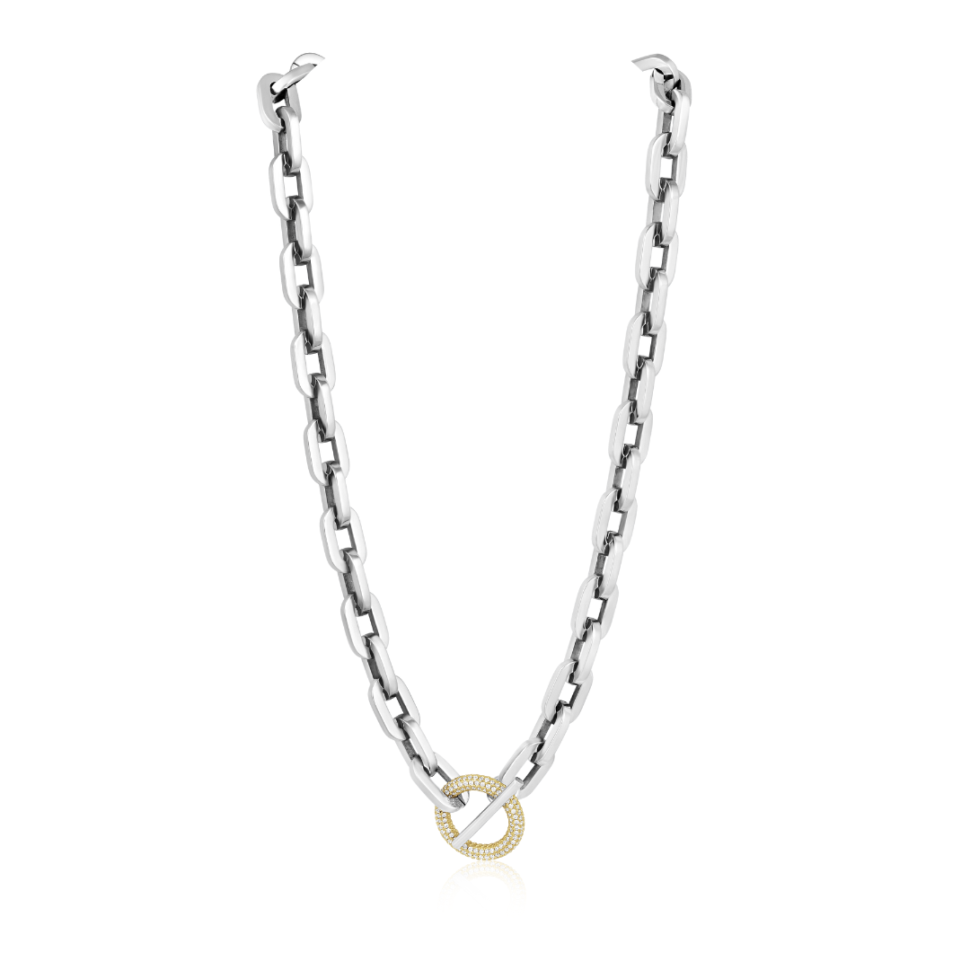 Rory Link Chain Toggle- Two Tone Main image