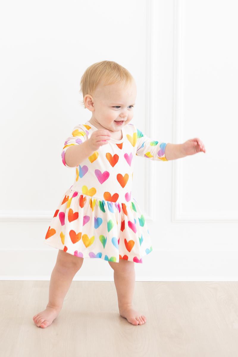 Lotta Love 3/4 Sleeve Twirl Bodysuit Secondary image