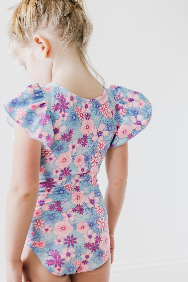 Love Blooms S/S Flutter Sleeve Leotard Secondary image