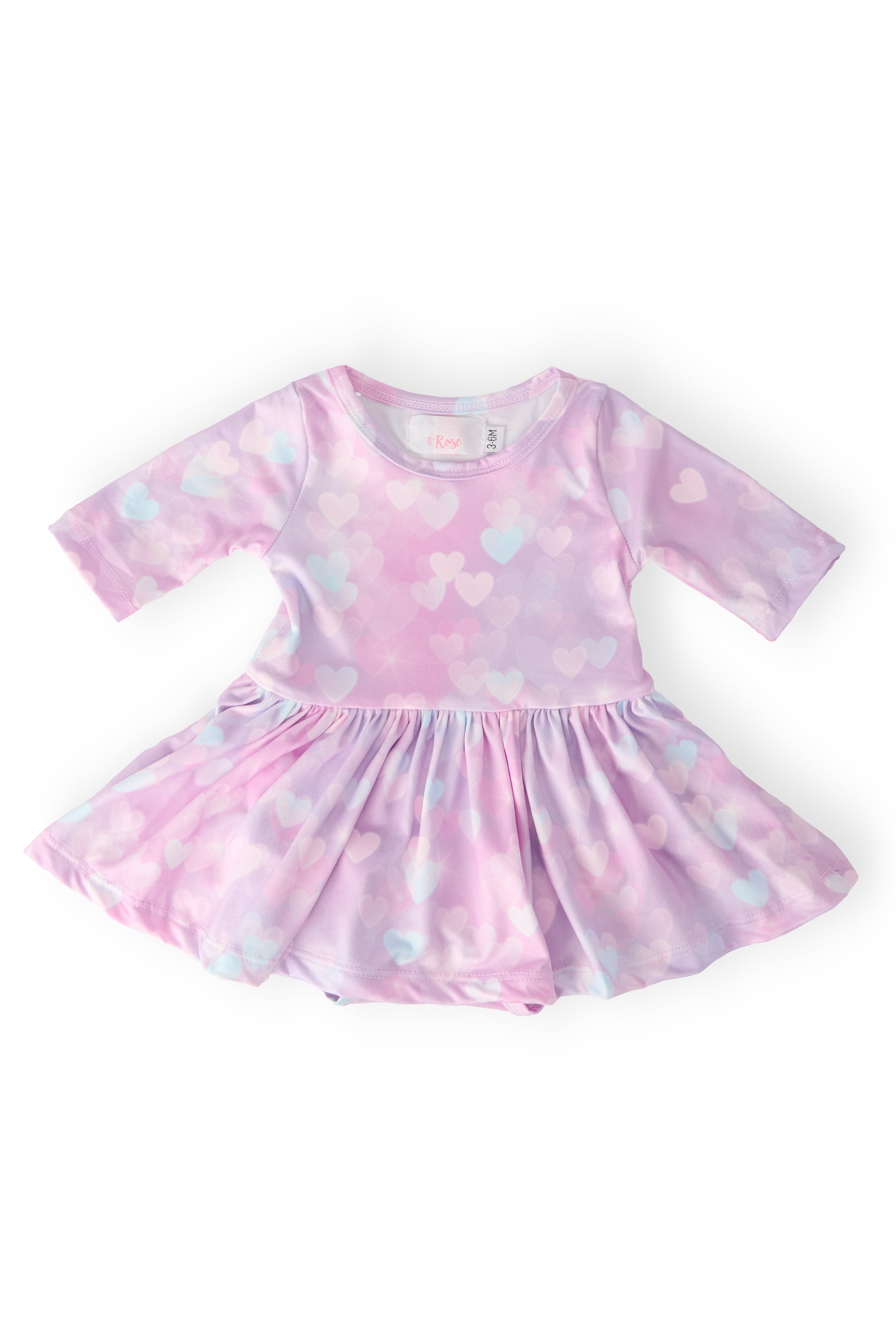Love Story 3/4 Sleeve Twirl Bodysuit Main image