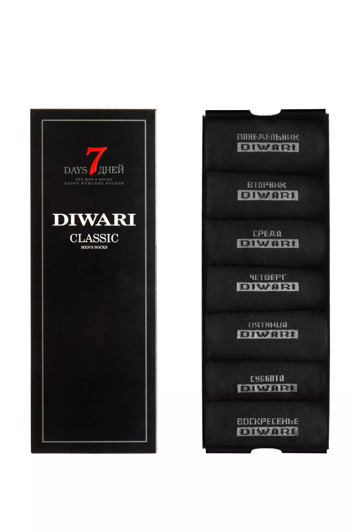 Conte Cotton Socks Diwari Classic 7 Days (7 Pairs) Gift Box Main image