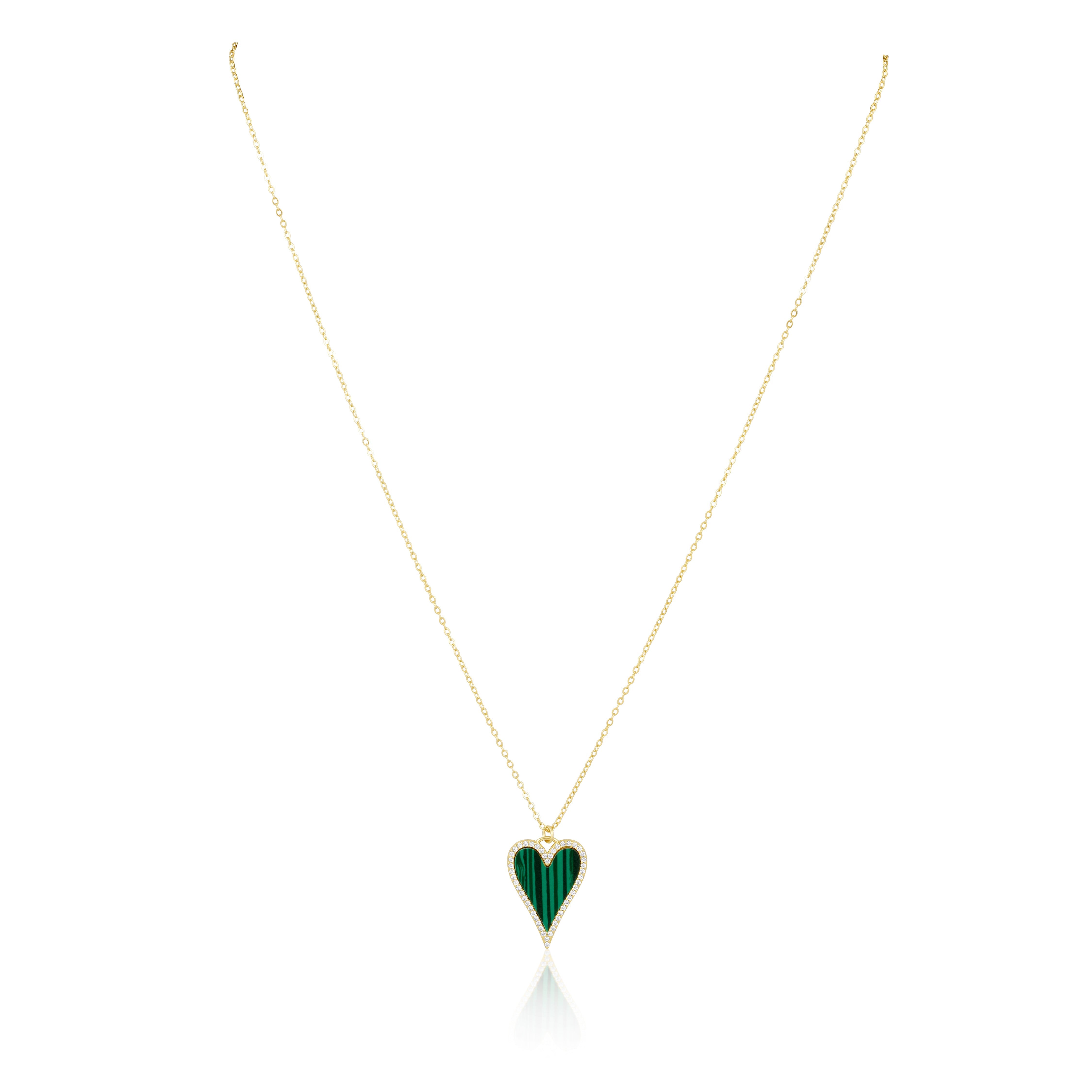 Lucy CZ Heart Necklace Main image